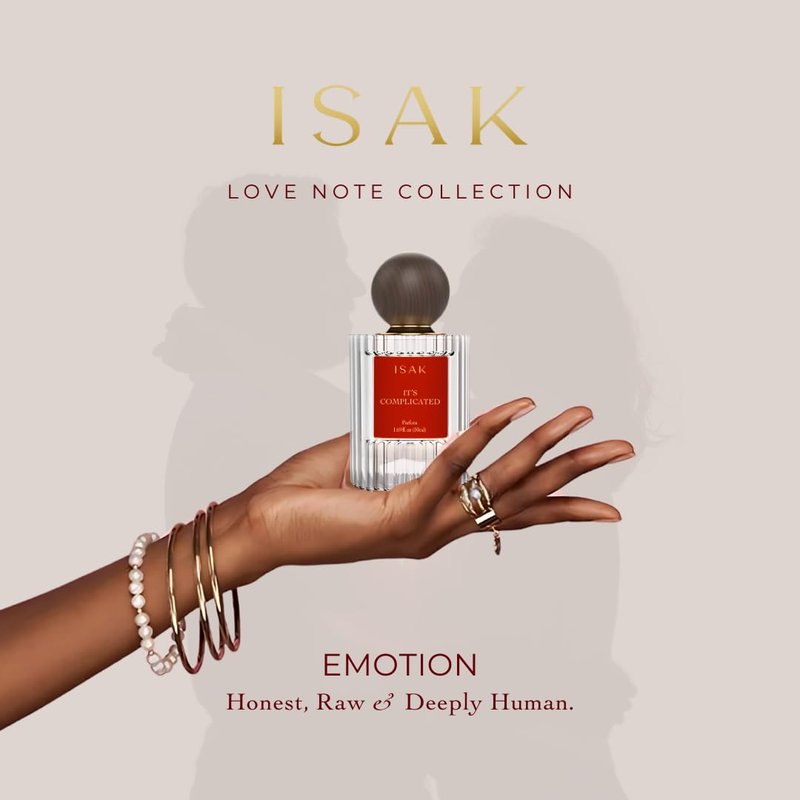 ISAK It's Complicated Perfume For Men, Women | Eau de Parfum Long Lasting Luxury Fragrance | Premium Unisex Perfume 50ml | Scent For All Occasions | Notes of Vanilla, Lemon, Grapefruit