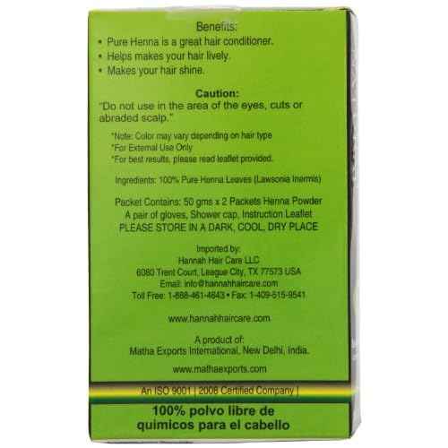 100% Pure Henna Powder, 100 Gram