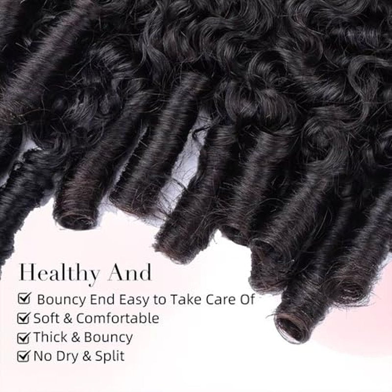 PerisModa 15A Raw Burmese Curly Bundles 100% Human Hair Bundles Pix Curly Bundles Unprocessed Human Hair Extensions 24 Inches 1PC 100% Unprocessed Virgin Water Wave Hair For Women Natural Black