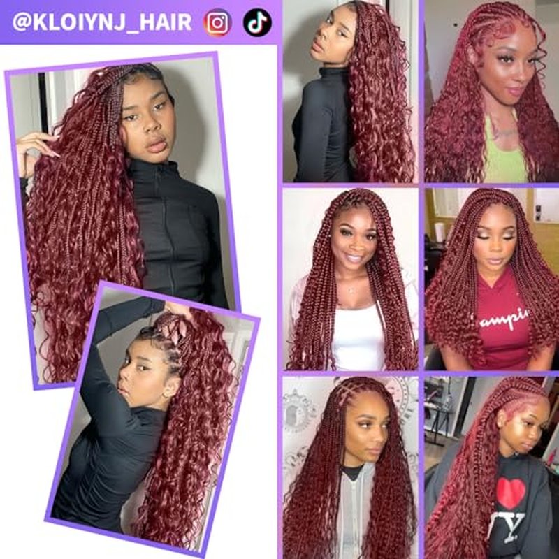 Human Braiding Hair Water Wave Bulk Human Hair For Braiding 100g (1pack-2bundles) No Weft 100% Unprocessed Virgin Human Braiding Hair For Boho Braids Water Wave Micro Braiding Human Hair 26inch #99J