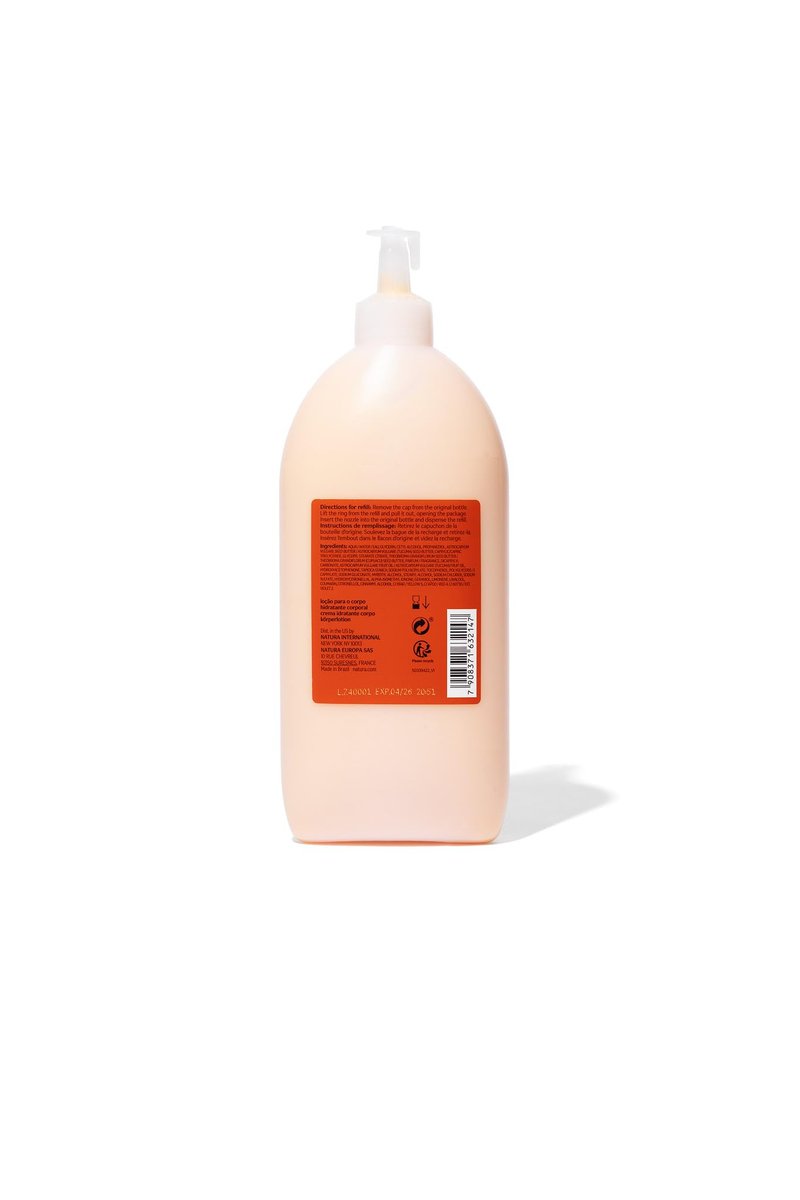 natura - Ekos Tukumã Replenishing Body Lotion Refill - Vegan Skin Care - Moisturize & Improve Skin Texture - Boost Hyaluronic Acid - Brazilian Beauty Secrets - Body Care - 13.5 fl oz (400ml)