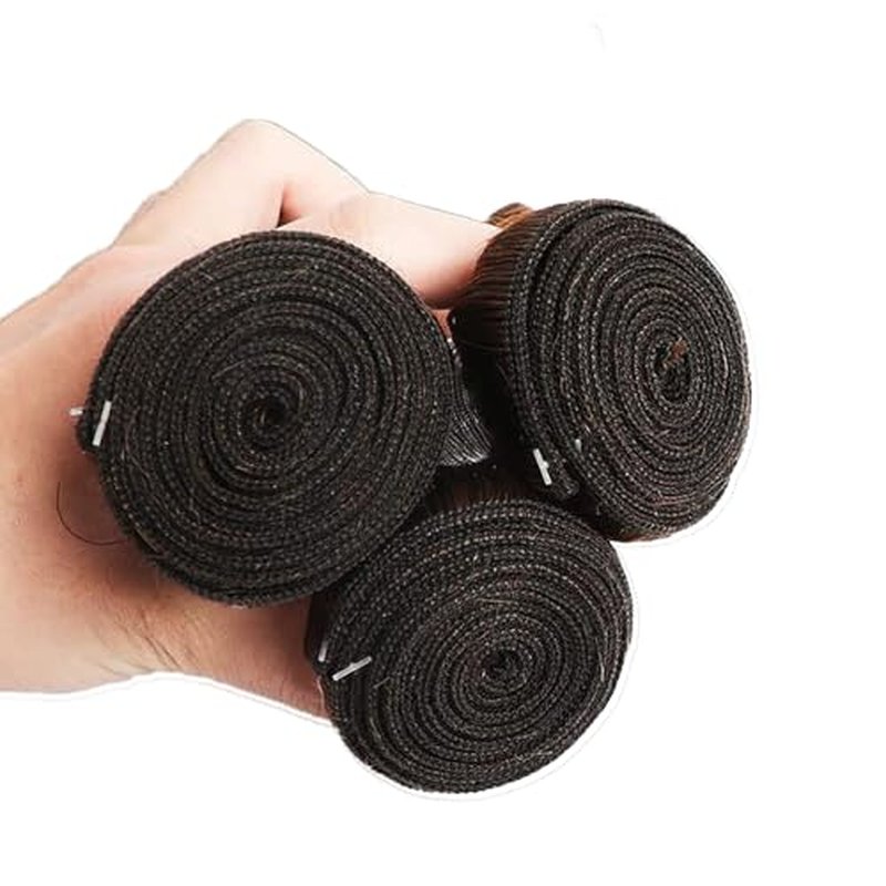 Brown Human Hair Bundles P430 Two Tone Chocolate Brown Body Wave Bundles 26 28 30 Inch Unprocessed Brazilian Virgin Remy Double Weft Weave Hair Extensions Healthy and Soft Highlight Bundle