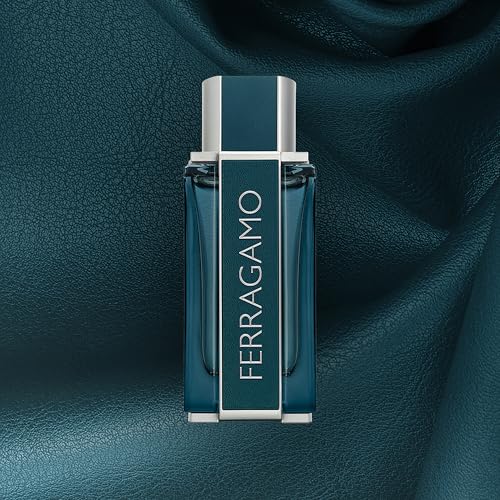 FERRAGAMO Intense Leather Eau de Parfum Pour Homme, Cologne Spray for Men
