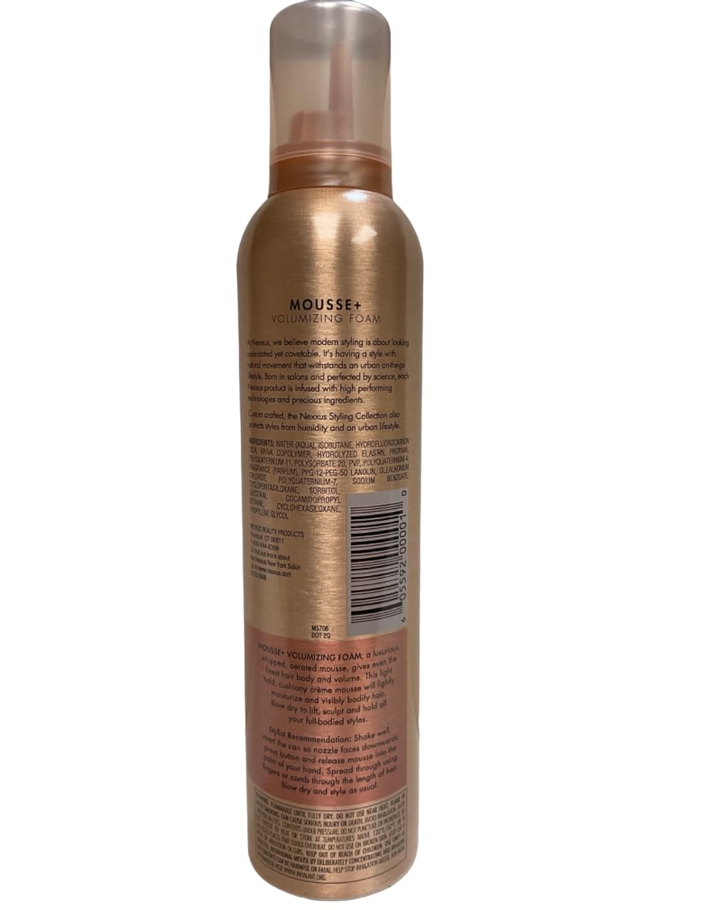 Nexxus Mousse Plus 10.6 Ounce Volumizing Foam Medium Hold (313ml) (2 Pack)