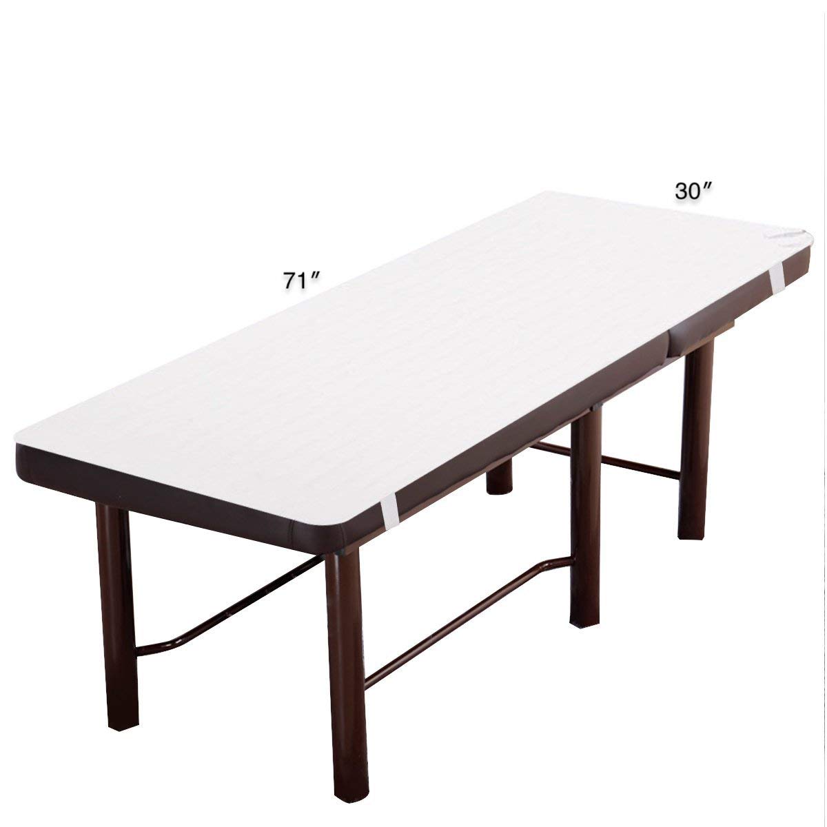 AIDENCOX Deluxe Ultra-Thick Fleece Massage Table Warmer,Heating Pad with 5 Heat Settings & Timer,12 Ft Cord and Overheat Protection for Spa Table,Massage Bed,Home Bed,71”x30”
