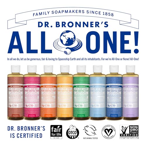 Dr. Bronner's Magic Soaps: Liquid Castile Soap, Eucalyptus 8 oz (3 pack)