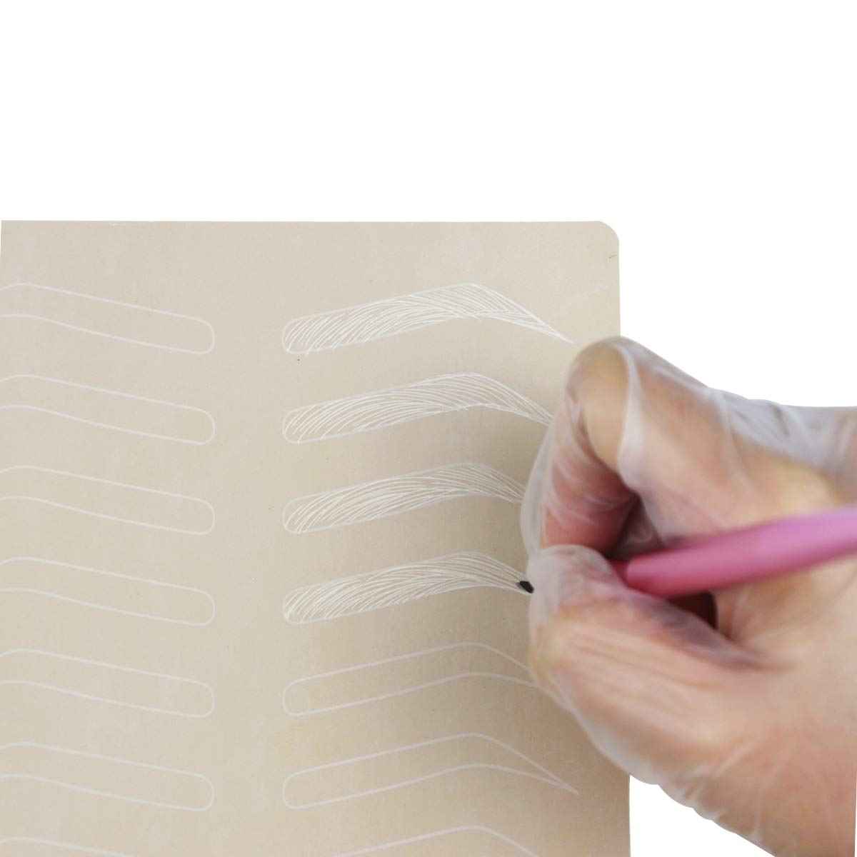 50pcs Microblading needles 18U NANO 0.16mm Blade Semi Permanent Makeup Eyebrow Tattoo Needles for Microblading Eyebrow Tattoo Manual Pen (18U-50pcs)