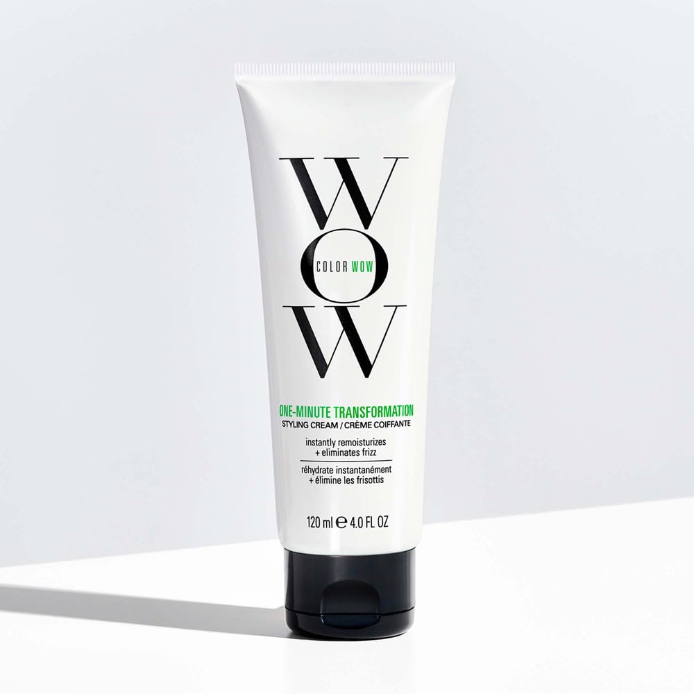 COLOR WOW One Minute Transformation, Nourishing Styling Cream for Instant Frizz Control and Smoother Hair