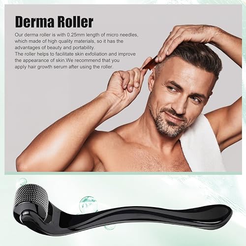 5% Minoxidil Hair and Beard Growth Serum - Natural Extracts, Biotin & Caffeine - Promotes Stronger, Thicker, Fuller Hair and Beard Growth - For Men and Women