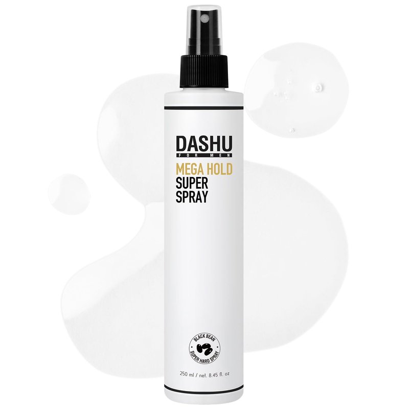 Mega Hold Super Hair Spray - Ultra-Strong Fixation for All Hair Types | 8.45 fl oz, Natural Finish, Easy Wash-Out