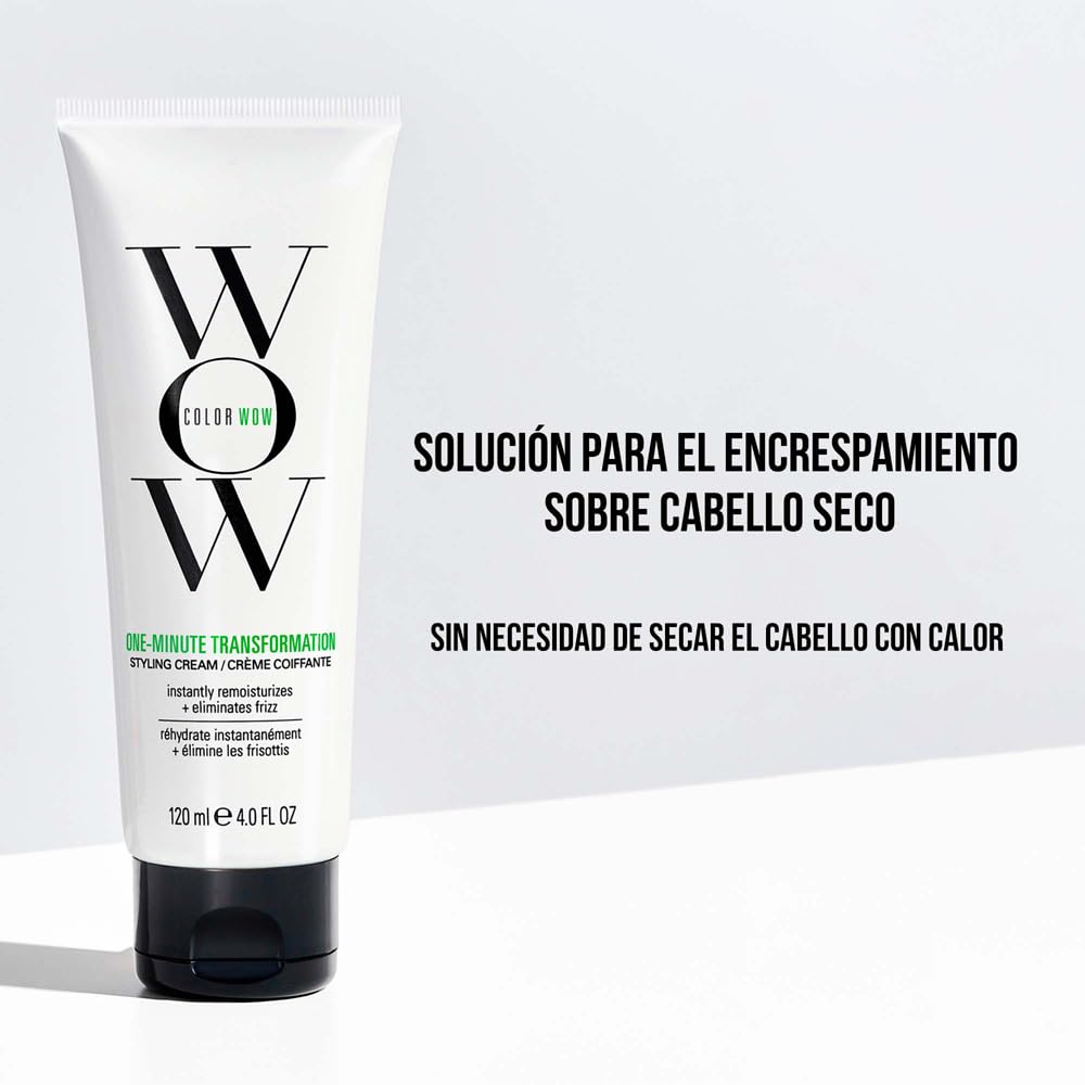 COLOR WOW One Minute Transformation, Nourishing Styling Cream for Instant Frizz Control and Smoother Hair