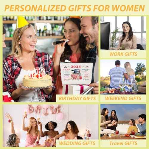 Graduation Gifts Graduation 2025 Inspirational Makeup Bag Religious Cosmetic Bag Toiletry Bag Zipper Pouch Christian Gifts for Women Female Her Masters PHD Degree College University Senior