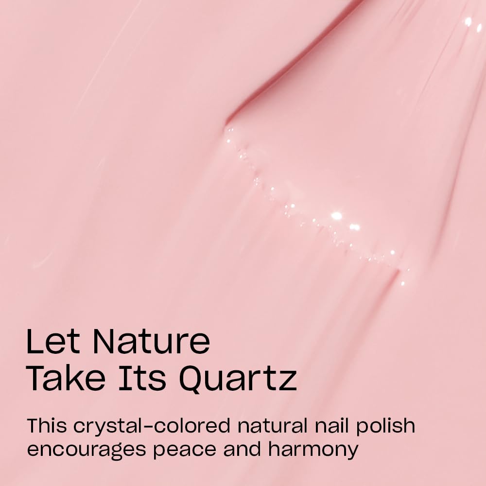 OPI Nature Strong Natural Origin Nail Polish | Sheer Light Pink Nude Neutral Crème Eco-Friendly Nail Polish | Plant Based, Vegan, Cruelty Free