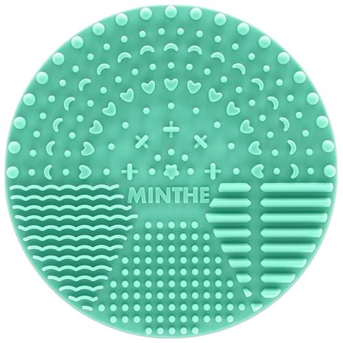 MINTHE¢â Makeup Brush Cleaner Mat | 2 Pack | Silicone Make up Cleaning Pad