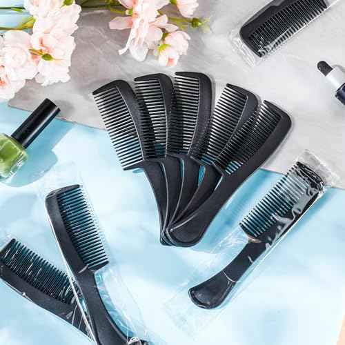 Layhit 150 Pack Bulk Hair Combs Individually Wrapped Plastic Hair Comb Set Christmas Boxes Gifts Travel Pocket Sturdy for Women, Kids, Men, Homeless, Shelter, Nursing, Hotel, Home, Charity Church