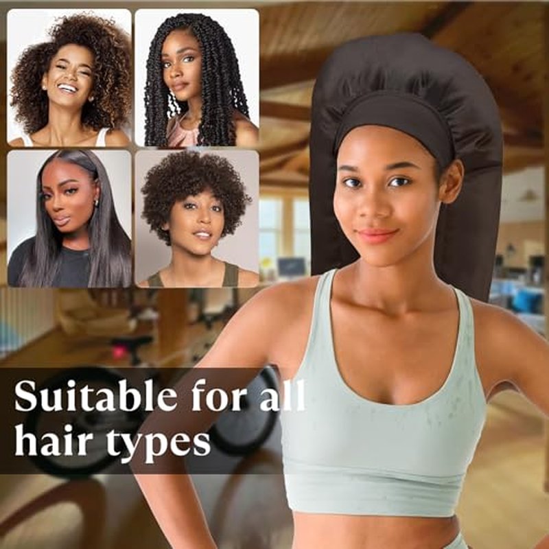 Hair Steamer, Heat Cap for Deep Conditioning, Electric Thermal Steamer Cap for Natural Hair, Hair Spa Cap for Home Use Pattern