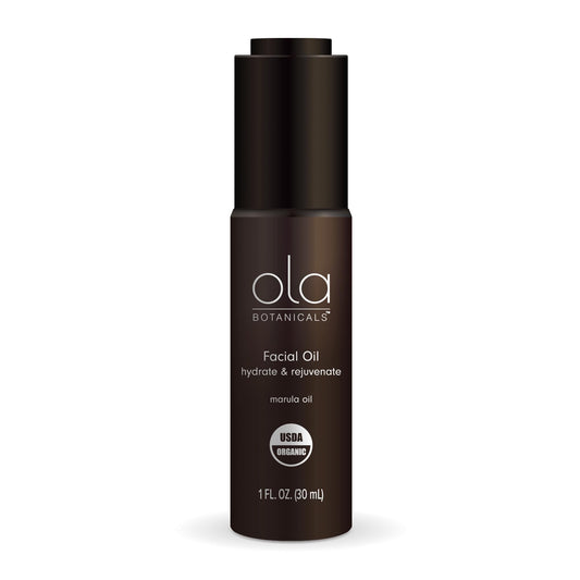 Dr. Mercola Ola Botanicals Organic Marula Facial Oil - Supports Skin Hydration & Radiance - Cold-Pressed Plant-Based Formula - Lightweight - 1 fl oz