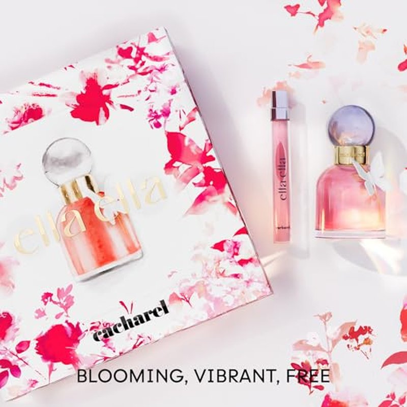 Cacharel Ella Ella - Vanilla Perfume for Women - Floral Chypre - Notes of Coconut Accord, Bourbon Vanilla, Bergamot Essence - Long Lasting Fragrance