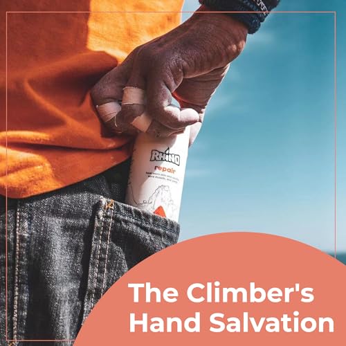 Rhino Skin Solutions Repair Cream - Soothing Relief for Dry, Cracked Skin, Ideal for Climbers, Athletes & MMA | Cooling, Made in Oregon, Fast Healing for Sore Skin, Muscles & Joints (8 fl oz)