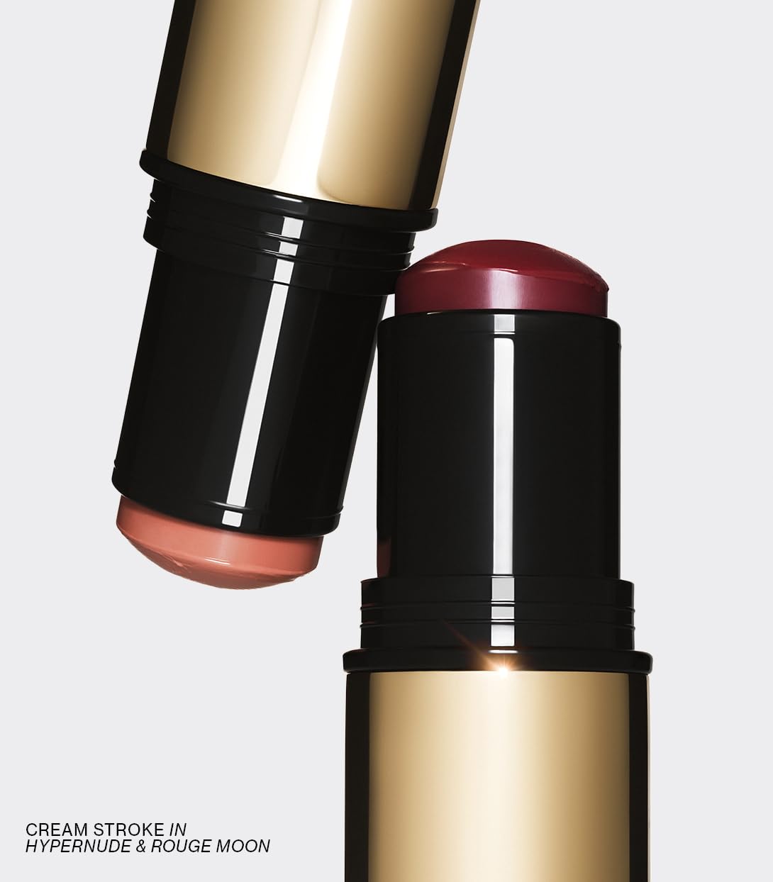 MAKE Beauty Cream Stroke Cream Blush Stick for Cheeks - Vibrant yet Natural Soft Matte Finish - Shade Hypernude, Beige Blush Makeup