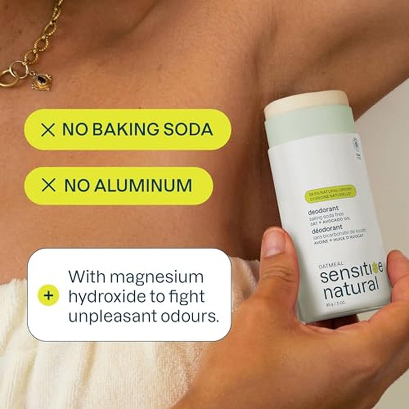 Attitude Sensitive Skin Deodorant Stick, Avocado Oil, Aluminum Free, Vegan, Parabens Free, 3 Ounces (Pack Of 1)