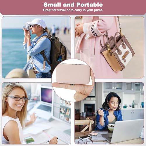 Premium Manicure Set, 7 in 1 Professional Nail Clippers Scissors Pedicure Kit, Stainless Steel Cuticle Nail Care Tools with Luxurious Travel Case, Portable Manicure Grooming Kit Gift for Women