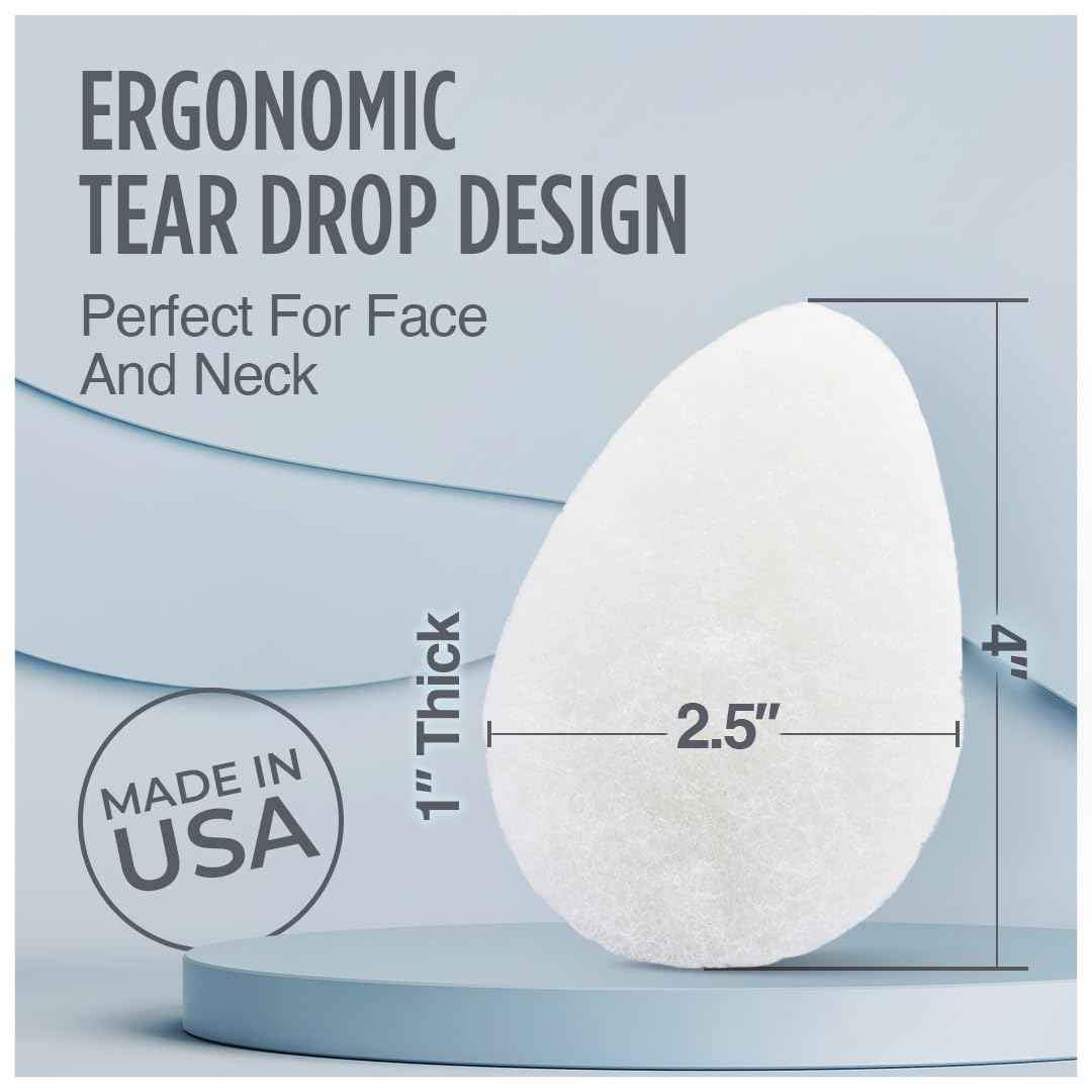 HartFelt Exfoliation Beauty Box with Face Scrub and Body Scrub Bundle, Shower Sponges for Women & Men, Shower Scrubber Gift Box