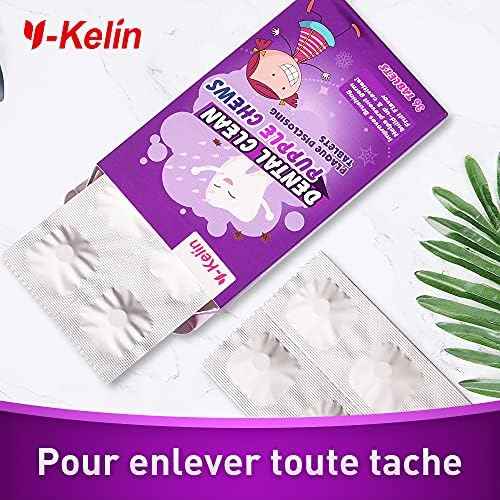 Dental Plaque Disclosing Tablets for Kids & Adults - Showing Plaque by Changing Color - Helps Teach Brushing Habits for Clean Teeth - 108Count