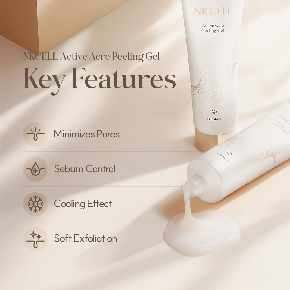 Active Care Exfoliating Peeling Gel - NK Cell Technology & Niacinamide for Hydrated, Smooth Skin | 4.06 fl oz