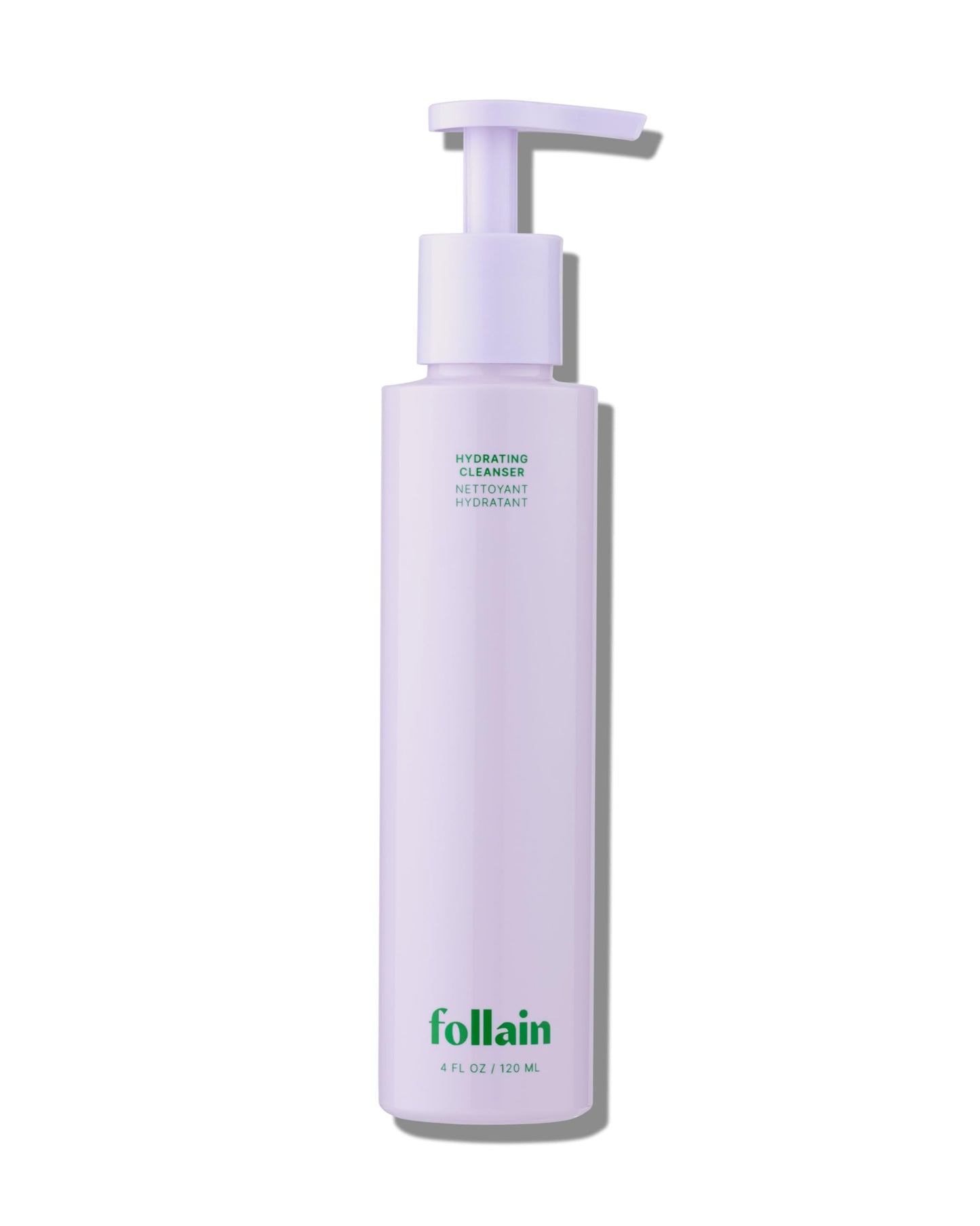 Follain Hydrating Cream-to-Lather Gentle Facial Cleanser for Dry Sensitive Skin | BHA-Alternative Willowbark, Rosehip Oil, Glycerin - Non-Stripping- Clean Beauty, Vegan & Cruelty-Free