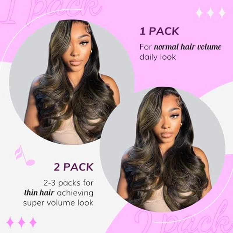 IDN BEAUTY 5+2 Invisi Edge Seamless Clip in Hair Extensions Human Hair, Body Wave Balayage Natural Black to Brown 14 Inch 100g 5pcs Invisible Edge & 2pcs Seamless Clip ins for Black Women No Leave Out