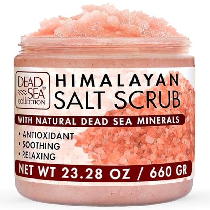 Dead Sea Collection Himalayan Salt Scrub ? Exfoliating Body Scrub for Women ? Moisturizing and Nourishing Skin ? with Pure Oils and Dead Sea Minerals (23.28 Oz)