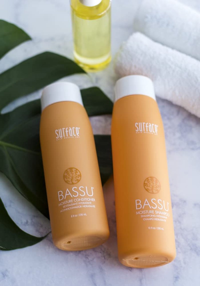 SURFACE Hair - Bassu Moisture Shampoo - Cleanses, Moisturizes, and Provides Sulfate Free Shine -