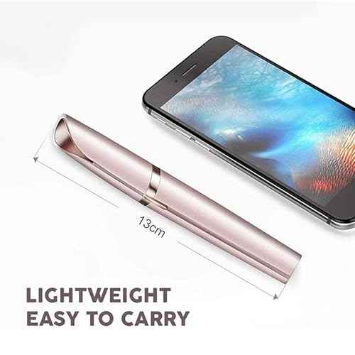 Eyebrow Hair Remover for Women£¬Eyebrow Trimmer Facial Hair Remover for Face with Rechargeable USB Cable Eyebrow Lips Body Facial Hair Remover Painless Lipstick Shavers (GOLD)