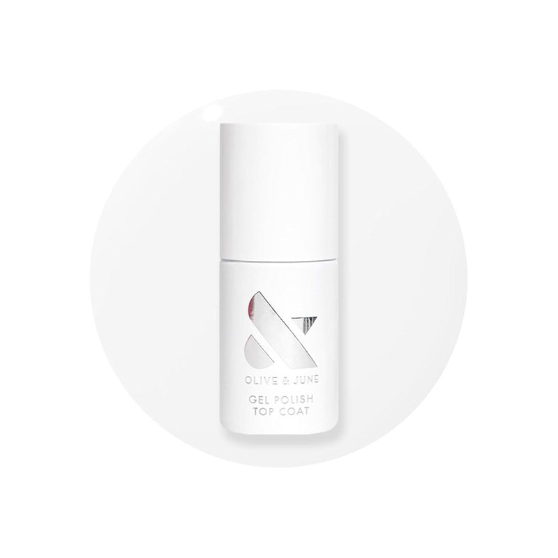 Olive & June Gel Polish Top Coat - Long Lasting, Damage-Free Nail Finish | Vegan & Cruelty-Free