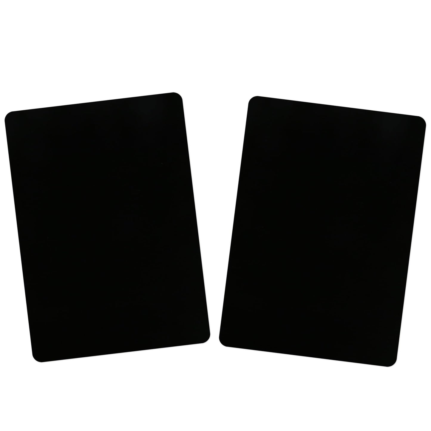 Bowitzki face painting practice board,2 pieces reusable colorful face paint practice board,painting makeup exercise template A4 size (Black)