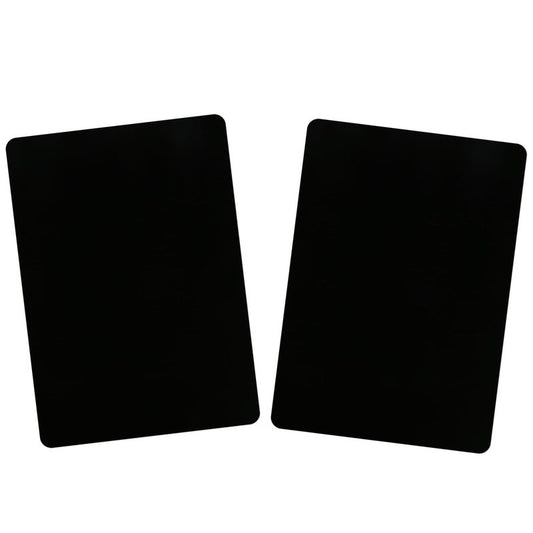 Bowitzki face painting practice board,2 pieces reusable colorful face paint practice board,painting makeup exercise template A4 size (Black)