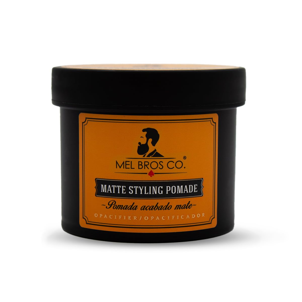 Mel Bros Co Matte Hair Pomade 4oz - Strong Hold Opacifier