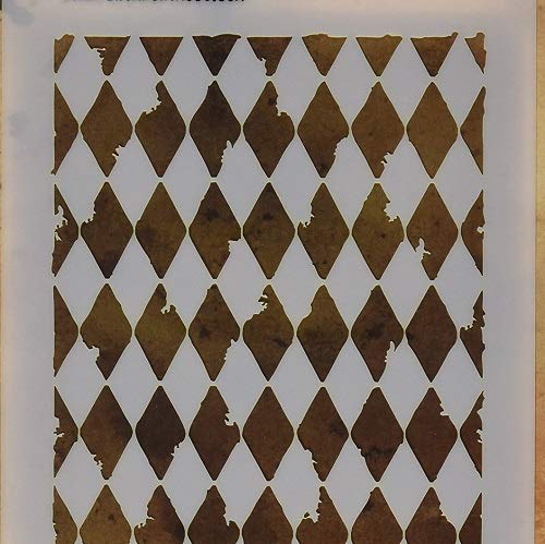 Stampers Anonymous Tim Holtz Layered Stencil, 4.125-Inch by 8.5-Inch, Harlequin