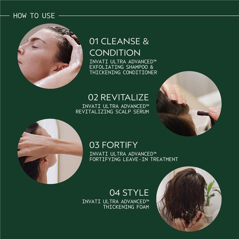 Aveda Invati Ultra Advanced Thickening Foam - Styling Foam for Thin Hair | Instantly Thickens & Provides Flexible Hold