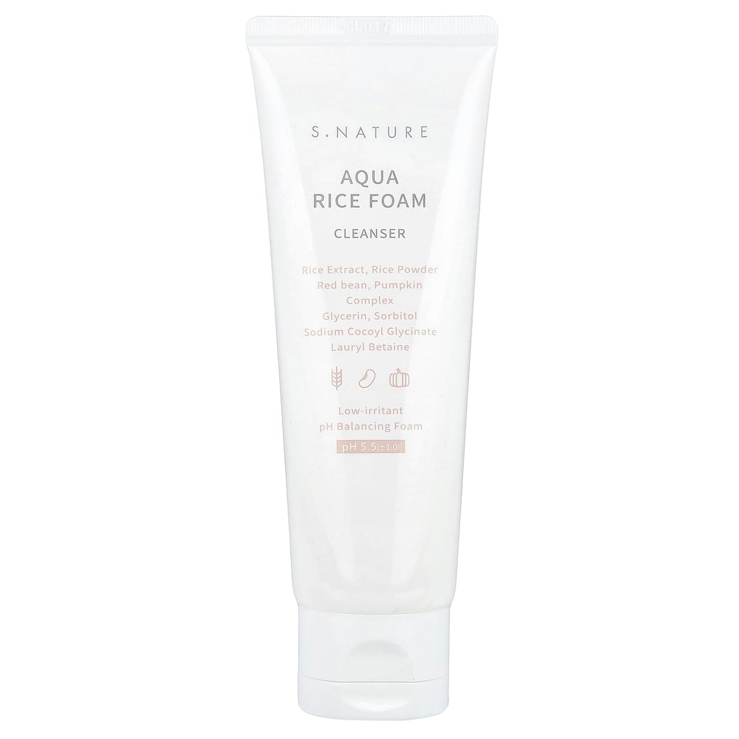Aqua Rice Foam Cleanser - Gentle Vegan Facial Cleanser with Rice Extract & Glycerin | 80ml (2.7 Fl Oz)