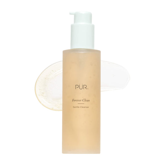 PÜR MINERALS Forever Clean Gentle Facial Cleanser, Sulfate-Free Makeup Remover, Vegan-Friendly Formula, Green Tea, Aloe Vera