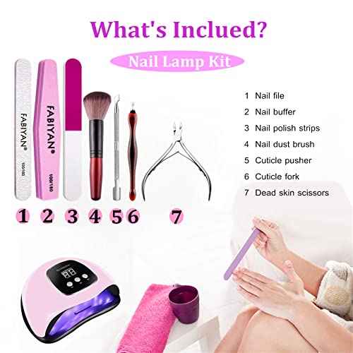 BIGBEAR UV Light for Nails, 48W LED Nail Light for Gel Polish, Fast Nail Dryer with Automatic Sensor, 3 Timer Setting, Small and Portable, UV LED Nail Lamp for Fingernail and Toenail