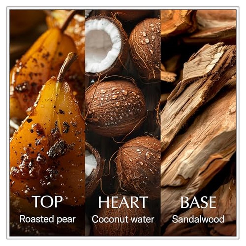 Chanson Coconut Hair & Body Mist for Women 2.5 fl oz (Pack of 1), Notes of Pear, Coconut Water, and Sandalwood, Women's Fragrance, Long Lasting, Everyday Fragrance, Travel Size