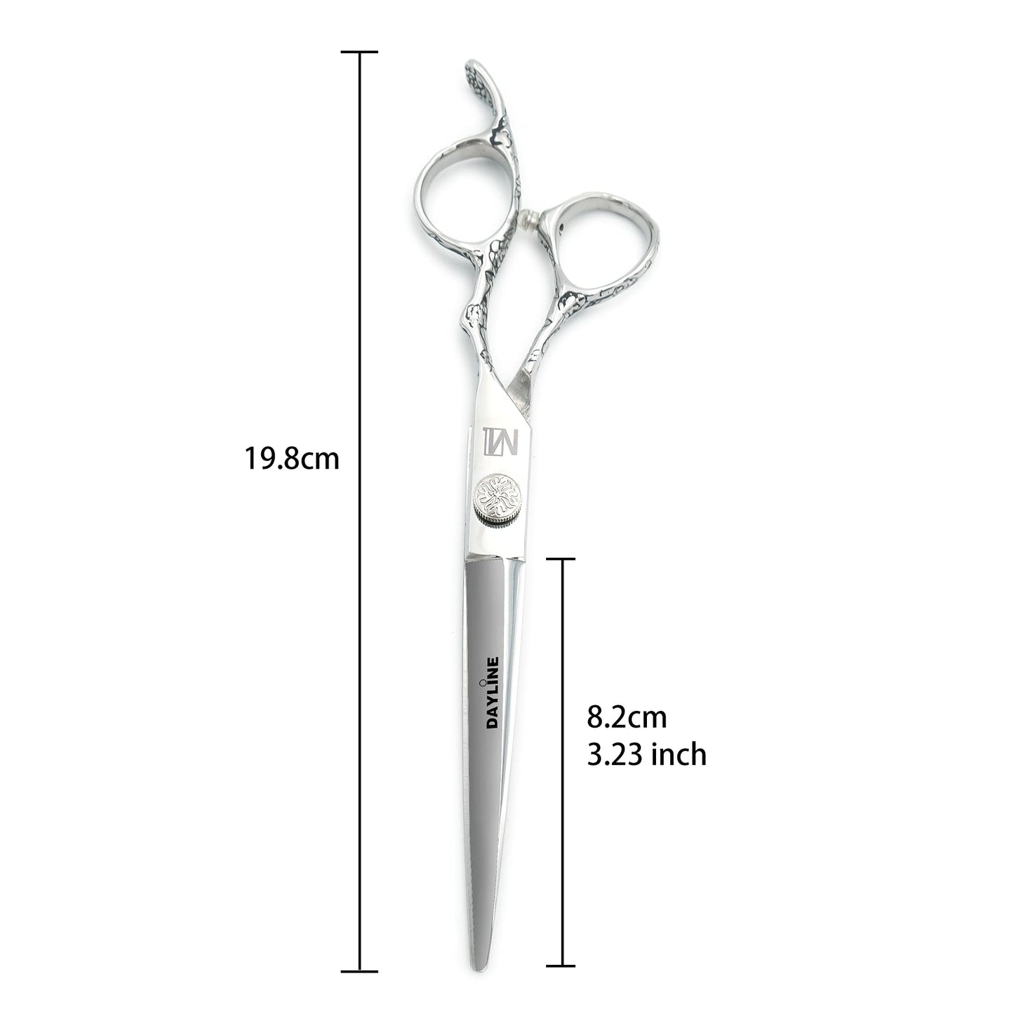 Dayline Professional Salon Shears Hairdressing Scissors 7 inch Silver Stainless Steel