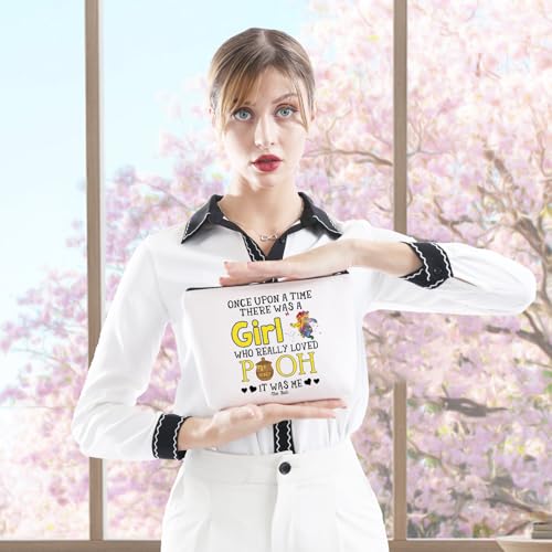 GJTIM Movie Inspired Bear Travel Bag Bear Accessories Bear Zipper Pouch for Bear Lovers (Loved P)