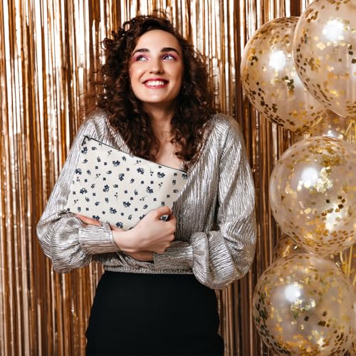 4PCS Floral Makeup Bags for Women, Cute Flower Aesthetic Travel Toiletry Bag, Coquette Cosmetic Bag, Portable Zipper Pouch Cosmetics Pouch Gifts for Women Girls Girlfriend Mom