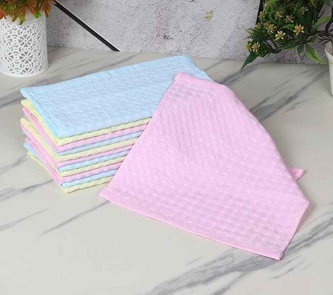 Fashiol 6 Pack Face Cloths, Soft Wash Cloth for Washing Face, Cotton Face Towels for Sensitive Skin Women Facial Makeup Remover Reusable Absorbent Washcloths | 10.5 x 10.5 in