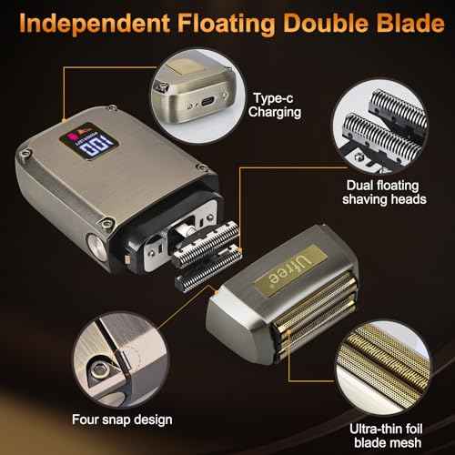 Ufree Beard Trimmer, Hair Clippers Mens Shaver Electric Razor, Hair Trimmer for Men Cordless Barber Clippers and Trimmers Set, Hair Cutting Kit for Men Grooming Gifts