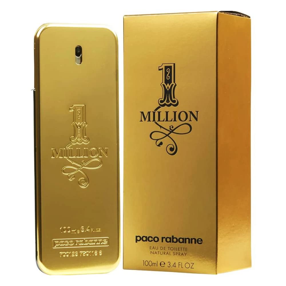 Paco Rabanne 1 Million Eau de Toilette Spray - 3.4 Fl Oz | Signature Men's Fragrance